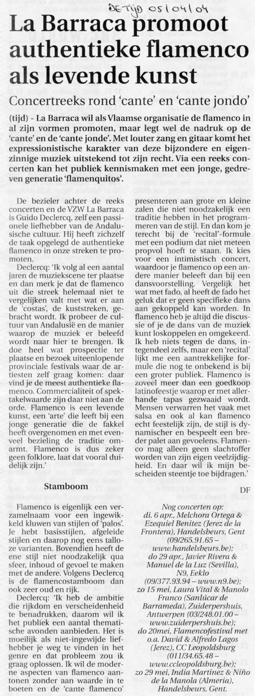 DeTijd 05 04 2004